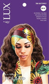 #7091 Lux Pattern Luxury Silky Satin Edge Band - Afro / Assort (6PC)