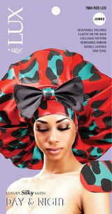 #7064 Lux Pattern Luxury Silky Satin Day and Night - (Leo) Jumbo / Assort (6PC)