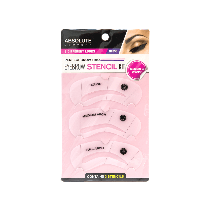 Absolute Perfect Eyebrow Stencil Kit (6PC) #MESC01/#NF058