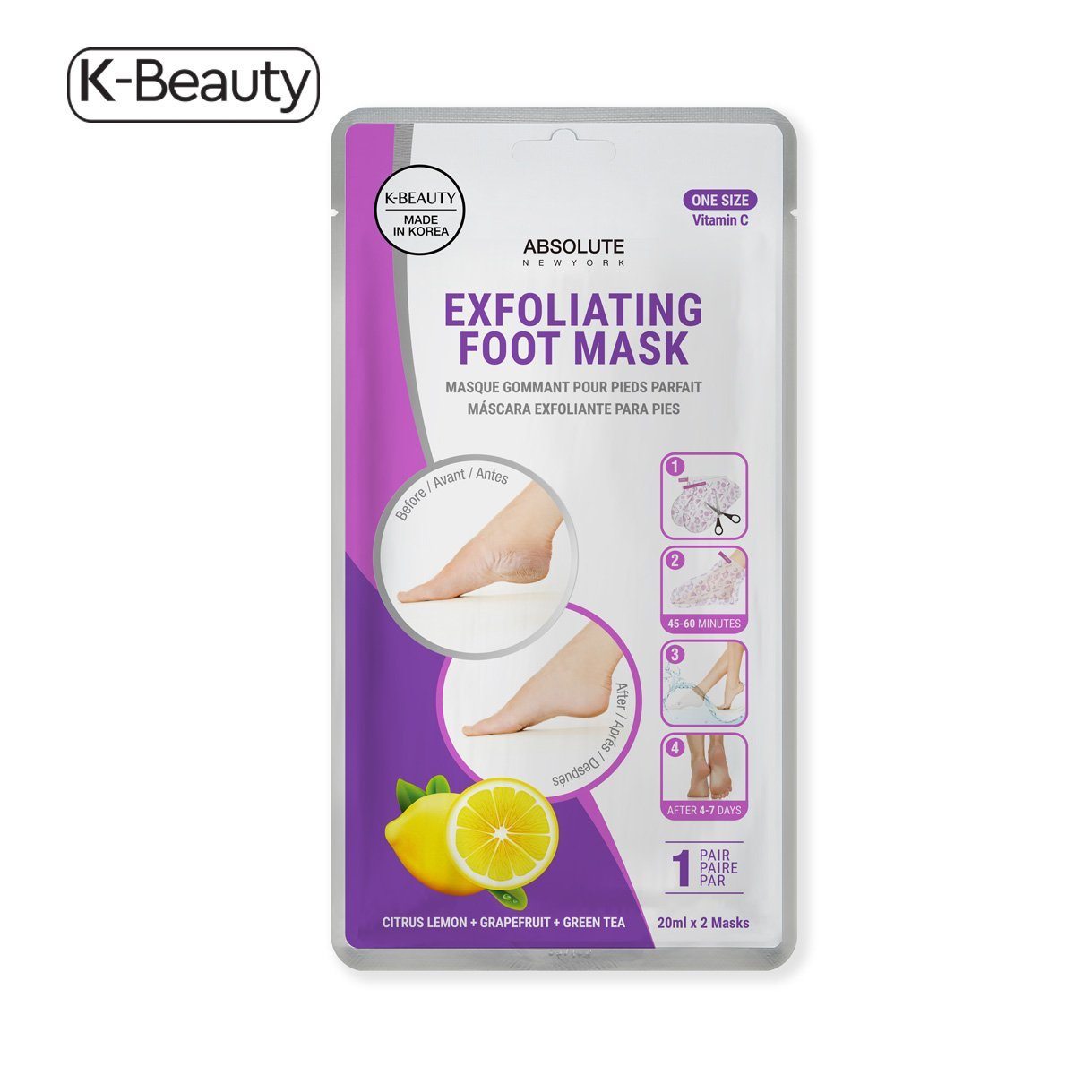 Absolute Exfoliating Foot Mask (PC)