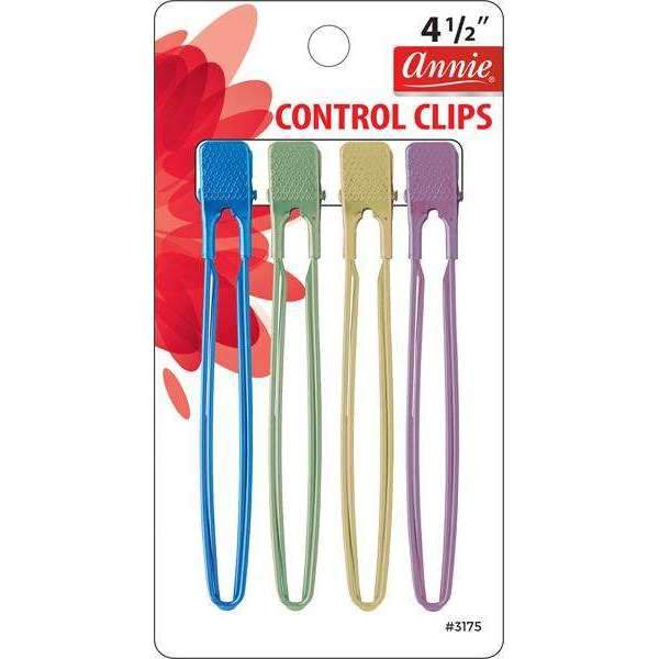 #3175 Annie 4Pc Control Clips 4.5" (12PC)