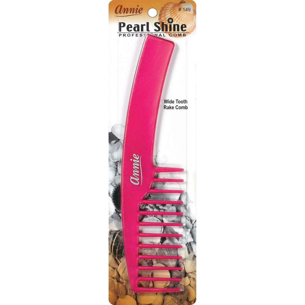 #149 Annie Pearl Shine Combs Wide Rake (12PC)