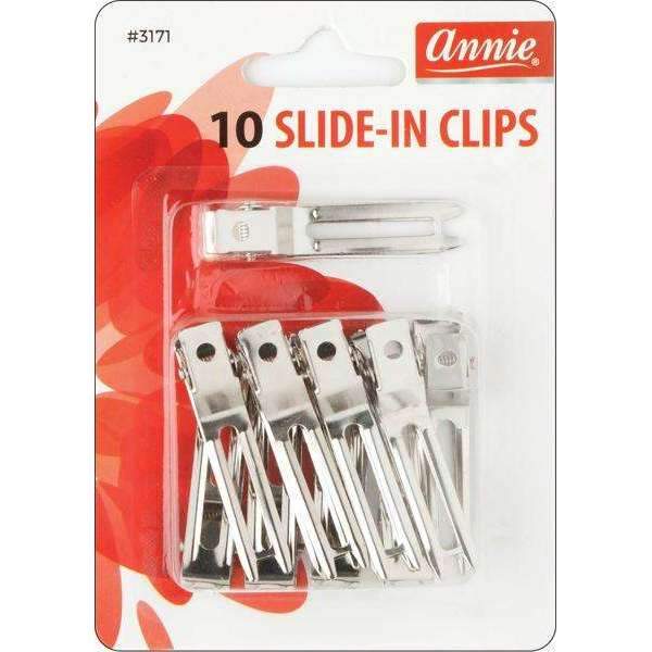 #3171 Annie 10Pc Slide-In Clips (12PC)