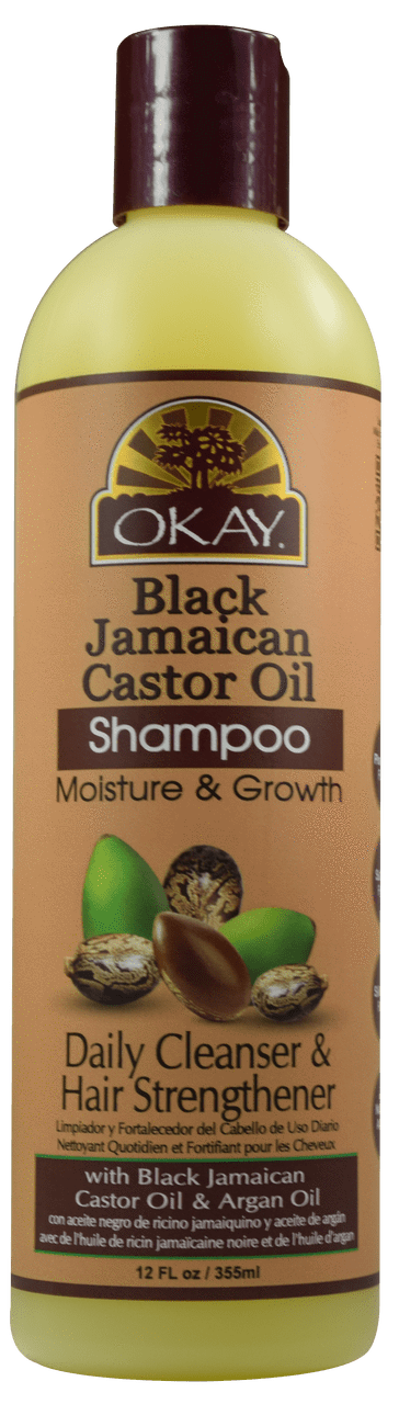 Okay Black Jamaican Castor Oil Shampoo, 12oz