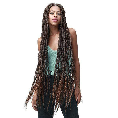 Bobbi Boss Synthetic Crochet Braid - NU LOCS FRENCH TIPS 36" 2X