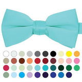 Men's 2.5" Poly Satin Banded Bow Ties Bt1301 (PC)