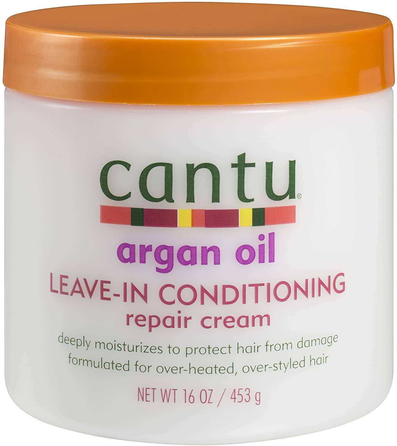 Cantu Argan Leave-In Conditioning Repair Cream 16oz (PC)