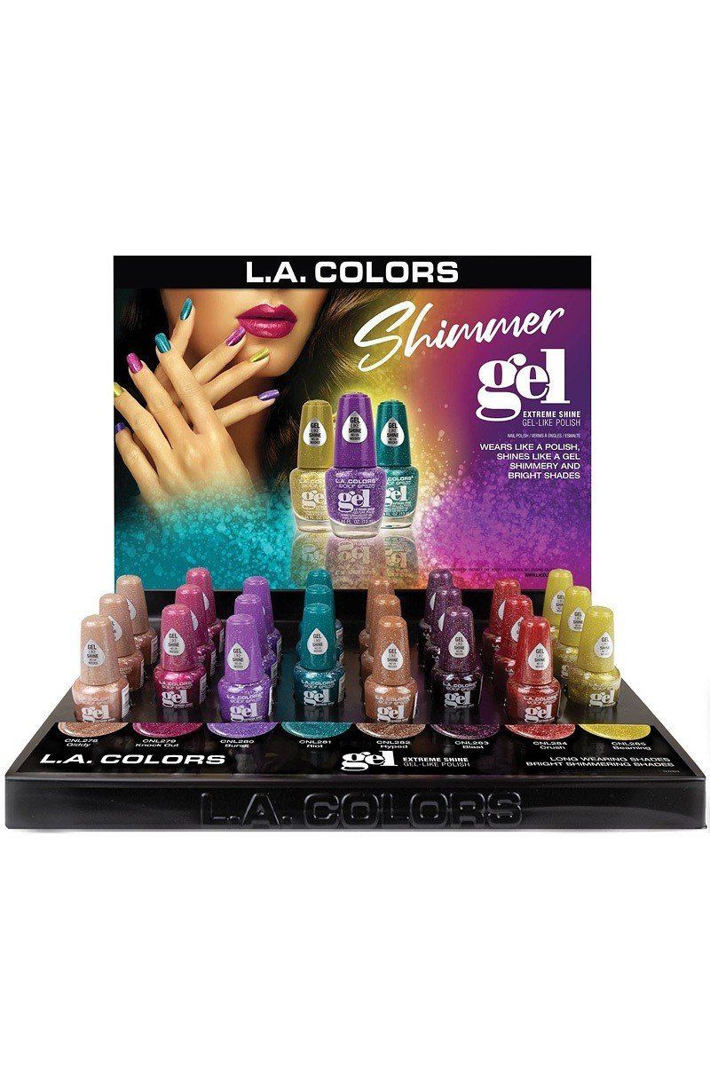 LA Colors Shimmer Gel Polish #CLAC452 24Pc (SET)