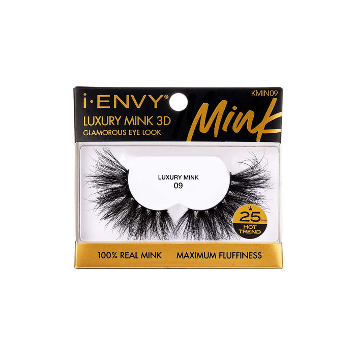 iEnvy By Kiss Luxury Mink 3D Eyelashes #KMIN (6PC)