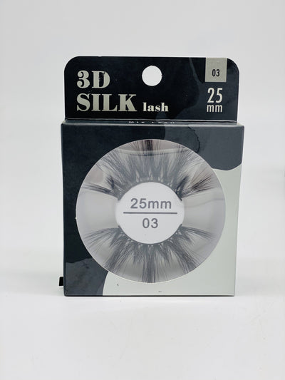 SILVER Miz Lash 3D Silk 20mm/25mm (4PC)