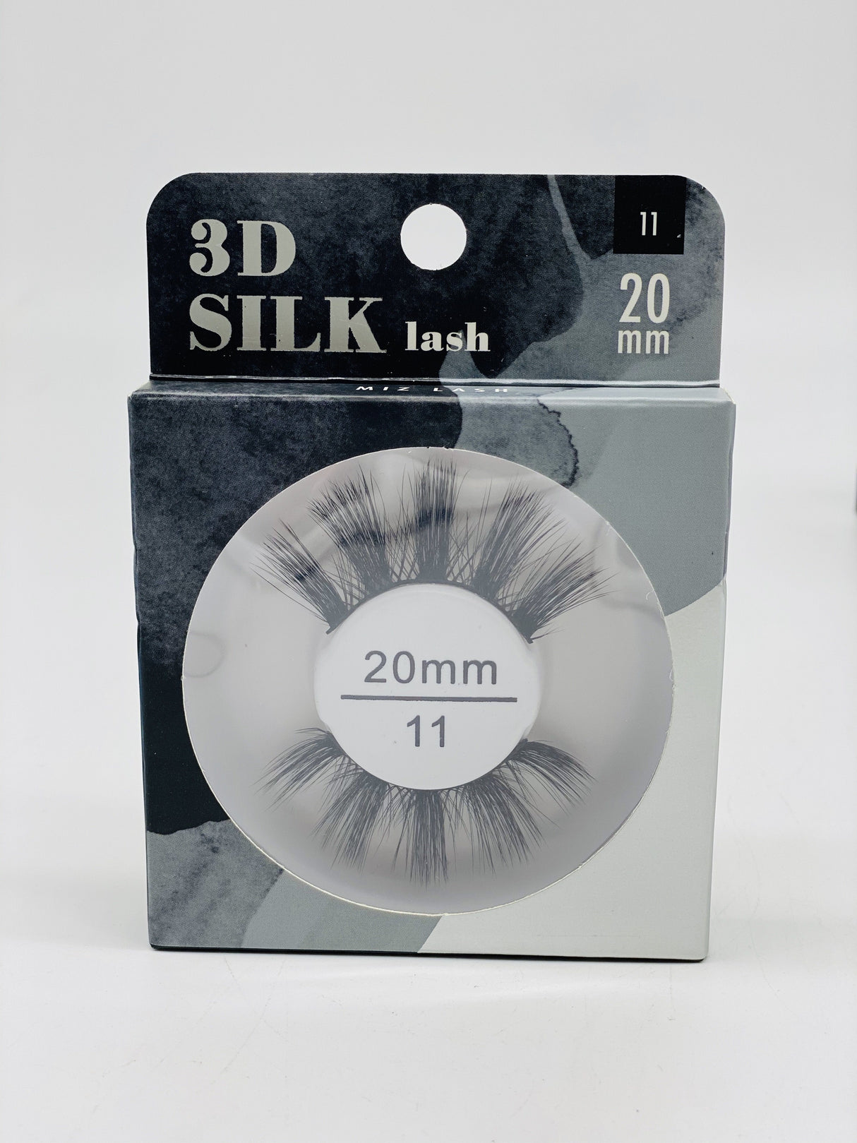 SILVER Miz Lash 3D Silk 20mm/25mm (4PC)