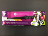 Tyche 0.75-1" Ceramic Teflon Cone Curling Iron #TCR-C