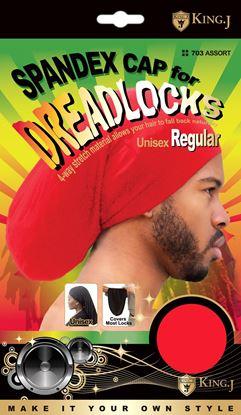 #703 Spandex Dreadlocks Cap Regular / Assort (12PC)