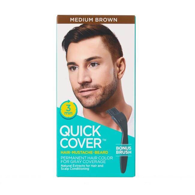 Kiss Quick Cover Hair/Mustache/Beard #QMC (PC) - Multiple Colors