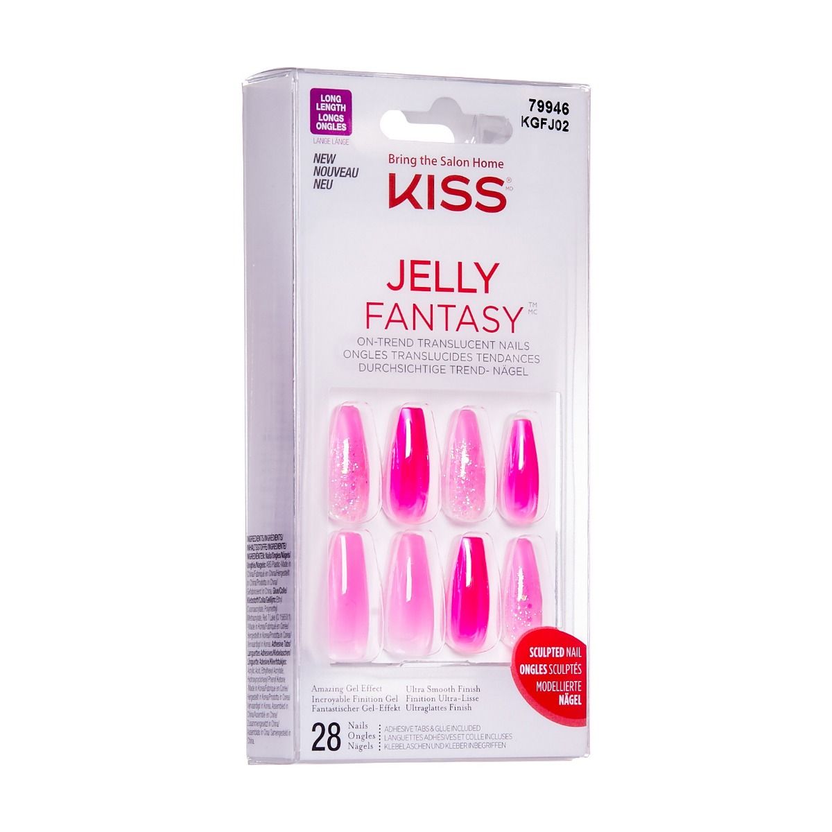 Kiss Gel Fantasy Jelly Nails #KGFJ02 (PC)