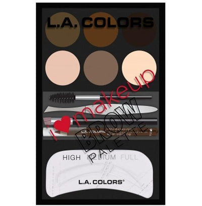L.A. Colors I Heart MakeUp Brow Palette (3PC)