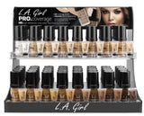LA Girl HD Pro Coverage Foundation Set/Display #GCD253.1 (144PC)