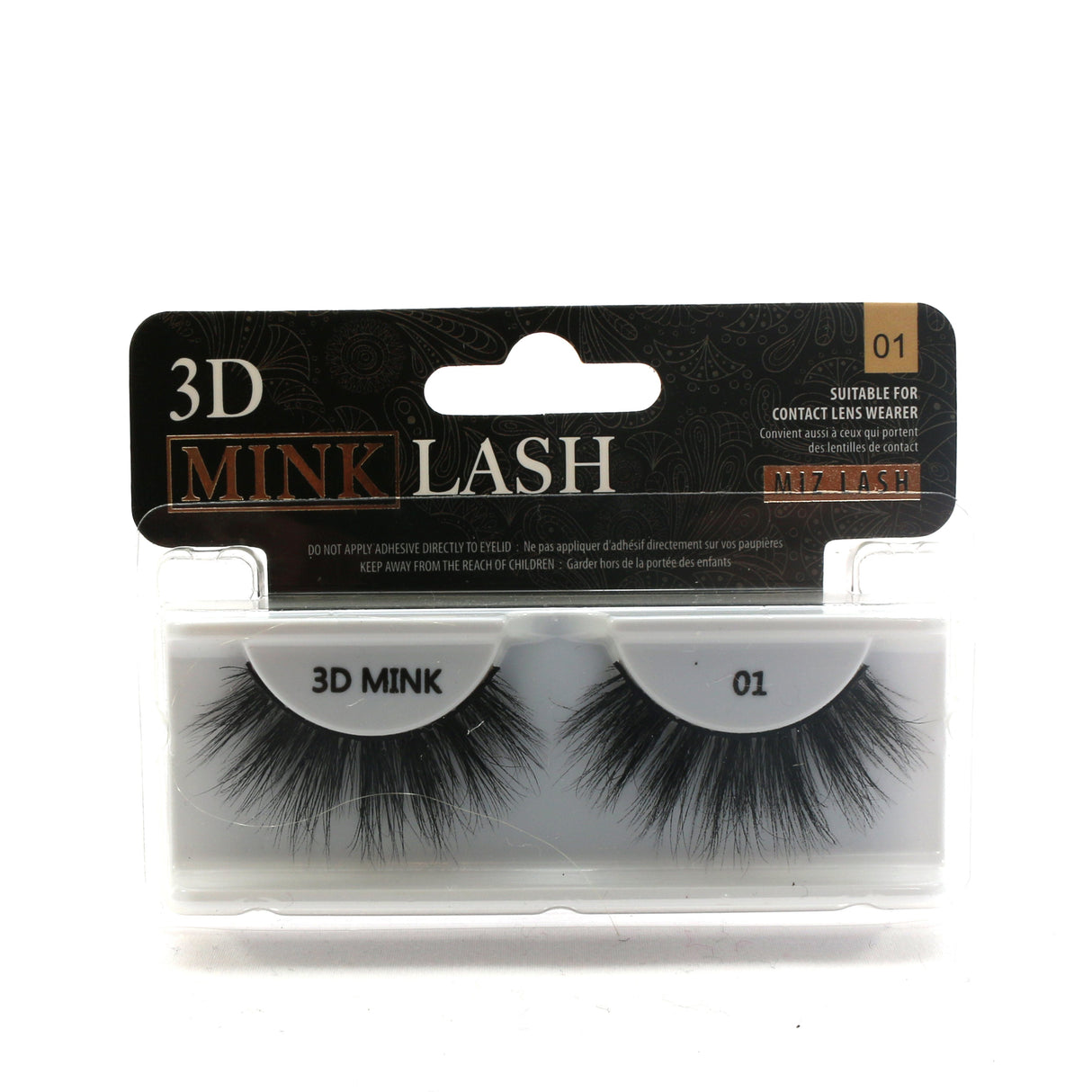 Miz 3D Mink Eyelash (6PC)