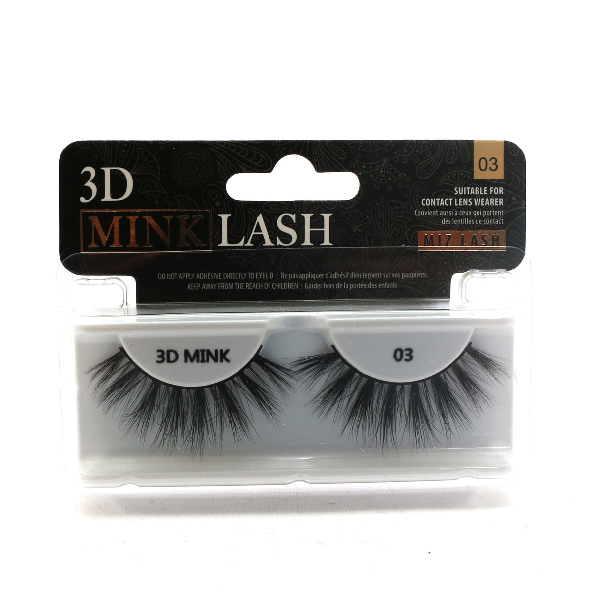 Miz 3D Mink Eyelash (6PC)