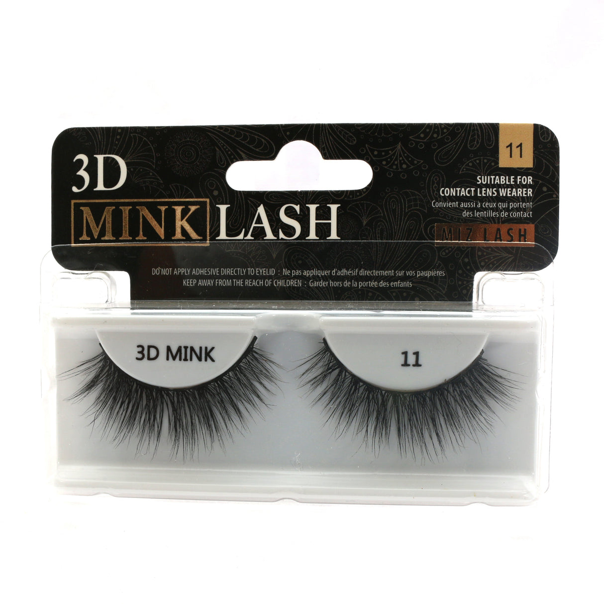 Miz 3D Mink Eyelash (6PC)