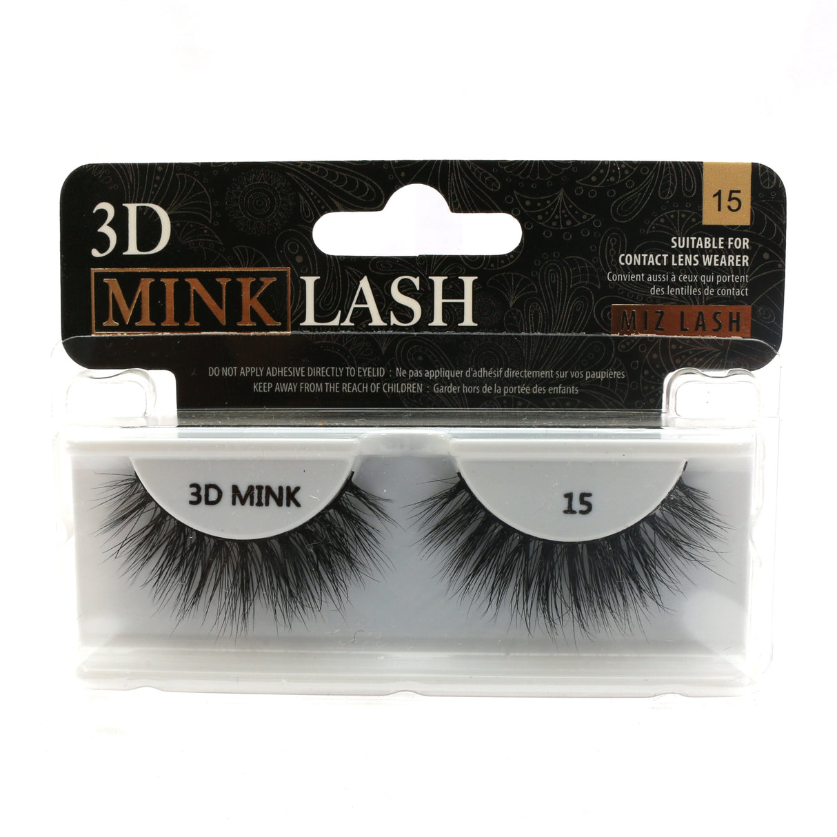 Miz 3D Mink Eyelash (6PC)