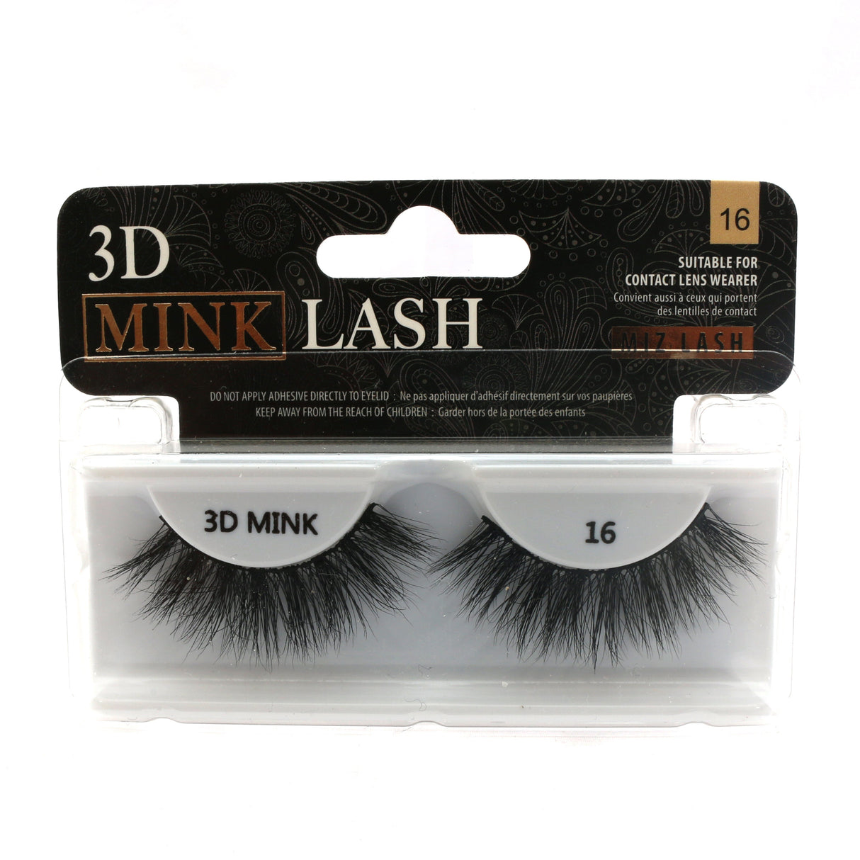Miz 3D Mink Eyelash (6PC)