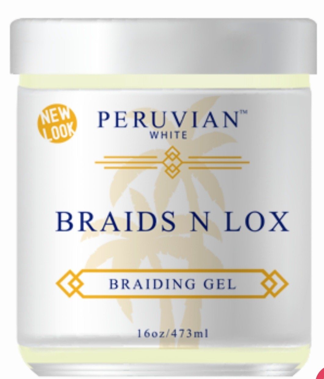 Peruvian White Braiding Gel 16oz (PC)