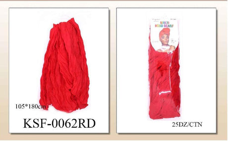 Multi Head Scarf #KSF0062 - Multiple Colors (PC)