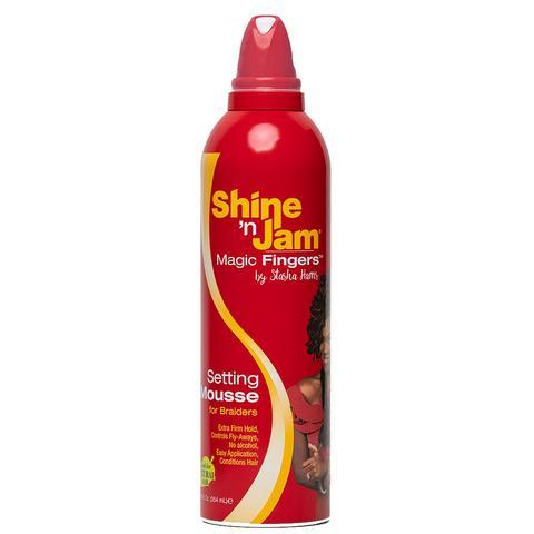 Ampro Shine n' Jam Magic Fingers Setting Mousse 12oz