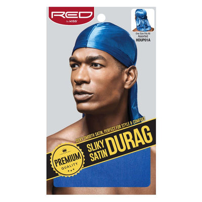RED by Kiss Silky Satin Durag #HD1-9 (12PC)