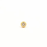 Studex Gold Plated April Crystal Studs #204Y (12PC)