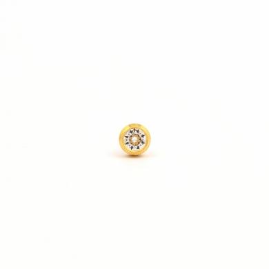 Studex Gold Plated April Crystal Studs #204Y (12PC)