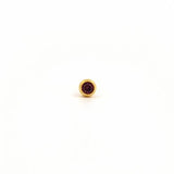 Studex Gold Plated Feb Amethyst 3MM Studs #R202Y (12PC)