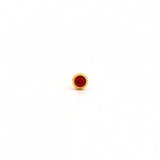 Studex Gold Plated July Ruby 3MM Studs #R207Y (12PC)