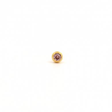 Studex Gold Plated June Alexandrite 3MM Studs #R206Y (12PC)