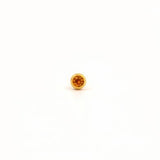 Studex Gold Plated Nov Topaz 3MM Studs #R211Y (12PC)