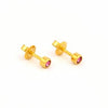 Studex Gold Plated Oct Rose 3MM Studs #R210Y (12PC)