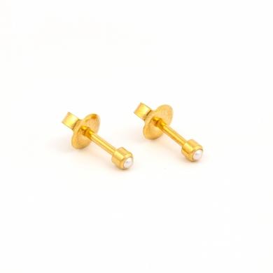 Studex Gold Plated Pearl Studs #301Y (12PC)