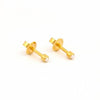 Studex Gold Plated Pearl Studs #301Y (12PC)