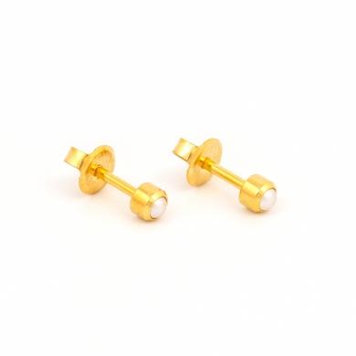 Studex Gold Plated Pearl Studs #301Y (12PC)