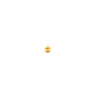 Studex Gold Plated Star Crystal Studs #501Y (12PC)