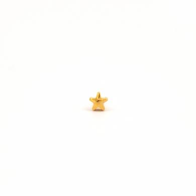 Studex Gold Plated Star Crystal Studs #501Y (12PC)