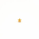 Studex Gold Plated Star Crystal Studs #501Y (12PC)