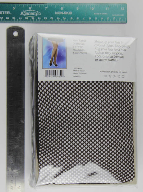 #P3660 Sophia Fishnet Pantyhose Queen Size (6Pairs)