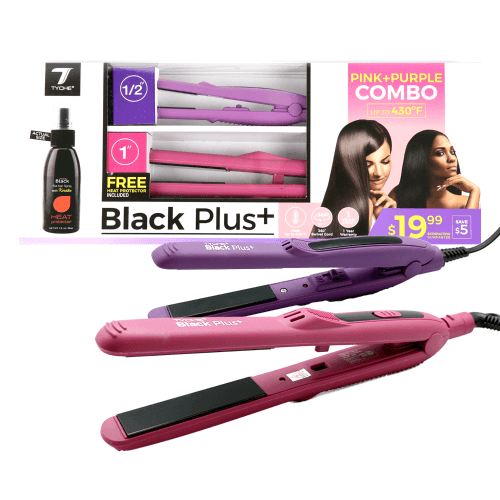 Tyche Ceramic Flat Iron 1" and 1/2" Combo #TB300
