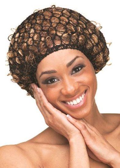 #511 Qfitt Thick Hair Net / Black (12PC)