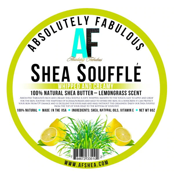 Shea Souffle Whipped And Creamy 100% Natural Shea Butter 8oz (PC)