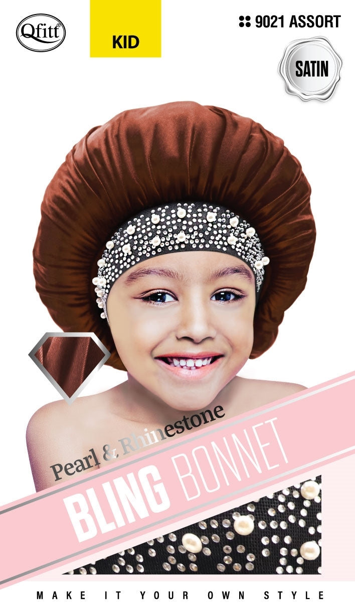 Rhinestone Hair Bonnets, Rhinestone Bling Bonnet