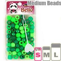 #BR(SEVEN) / BR7 - MEDIUM Beads / SMALL Pack Hair Beads (12PC/BULK)