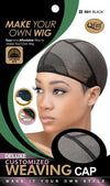 #501 Deluxe Customized Weaving Cap / Black (12PC)